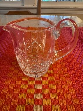 Waterford crystal creamer, like new. 4 1/2x4.